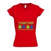 SOL'S Ladies Moon V Neck T-Shirt Thumbnail